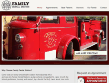 Tablet Screenshot of familydentalstation.com